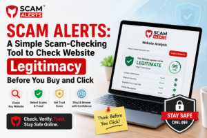 Scam Alerts A Simple Scam-Checking Tool to Check Website Legitimacy Before You Buy and Click