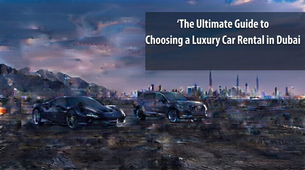 luxury car rental Dubai
