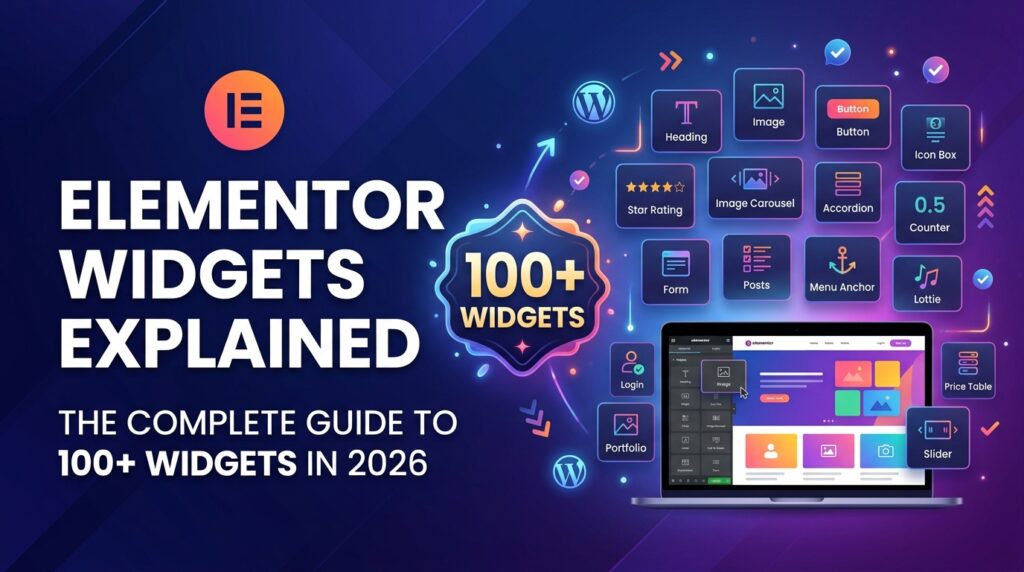 Elementor Widgets Explained: The Complete Guide to 100+ Widgets in 2026